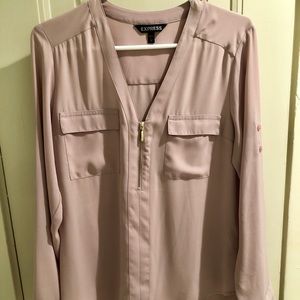 Two pocket zip front Chelsea pullover